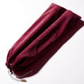 Velvet Rack Sleeve wine red
