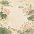 Lotus Serenity Mahjong Mat