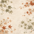 Autumn Maple Mahjong Mat