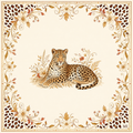 Leopard Mahjong Mat