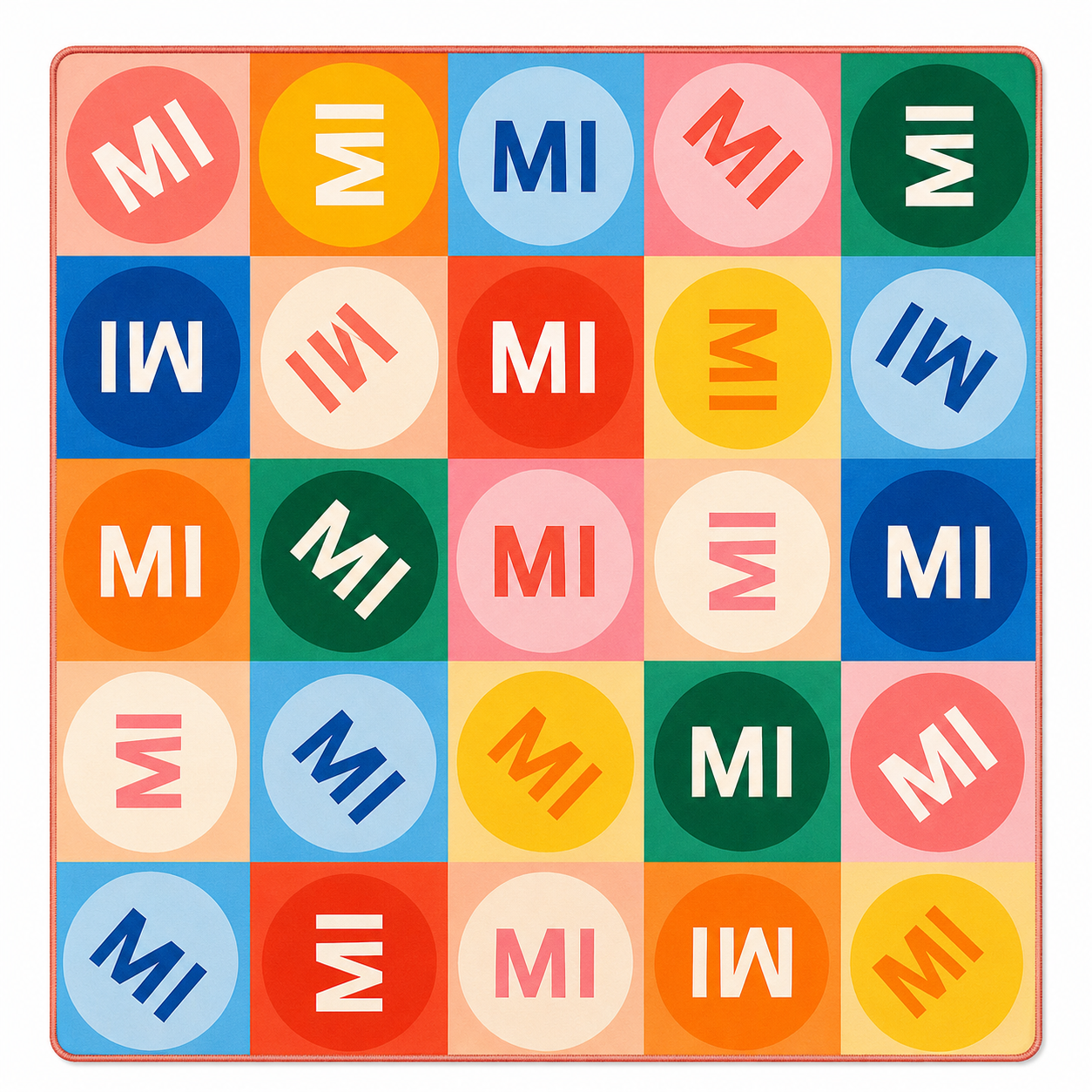 Pop Color Mosaic Design