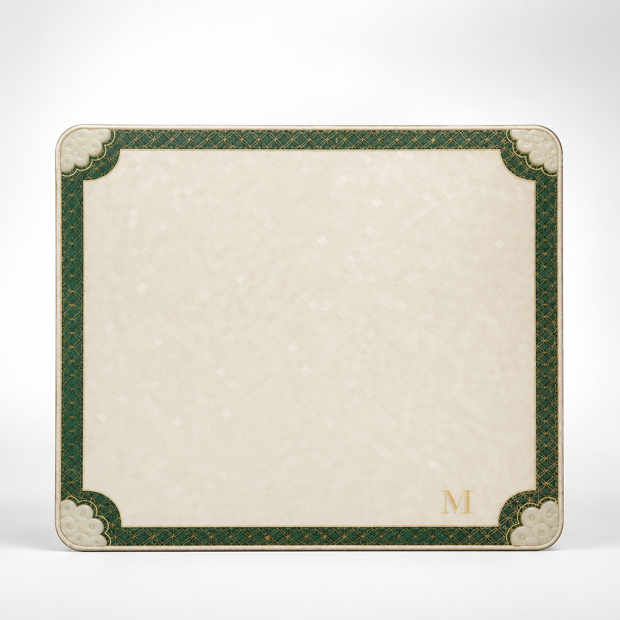 Jade Elegance Mahjong Mat