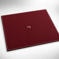 Bordeaux Pinstripe Mahjong Mat