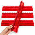 Merry and Bright Acrylic Rack Set  Cranberry