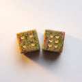 Set of 2 Mahjong Dice - Natural Gemstones Fluorite