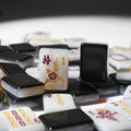 Black Marble Gold and Crimson