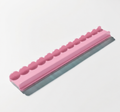 Scalloped Wood Tile Rack Set - Pastel Pink